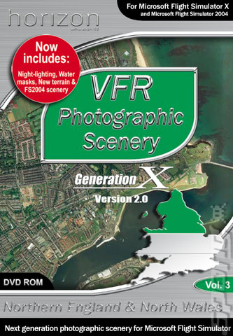 VFR Photo Scenery 3 (N Eng & N Wales)  - PC Cover & Box Art