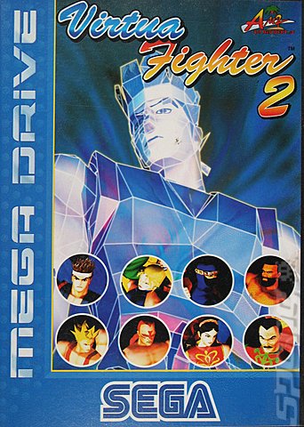 Virtua Fighter 2 - Sega Megadrive Cover & Box Art