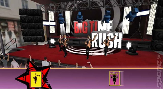 Big Time Rush: Dance Party - Wii Screen