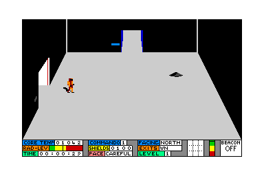 Countdown To Meltdown - C64 Screen
