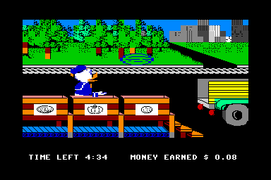 Donald Duck's Playground - C64 Screen