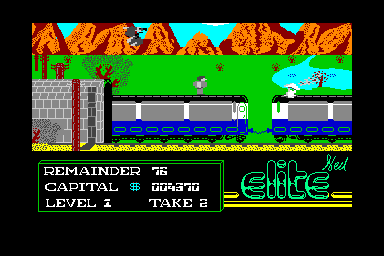 Fall Guy - C64 Screen