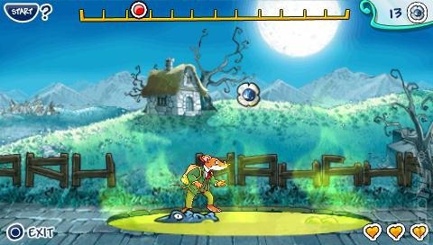 Geronimo Stilton: Return to the Kingdom of Fantasy - PSP Screen