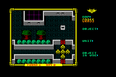 Laser Squad - C64 Screen