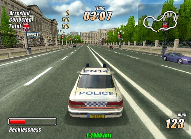 London Racer: Police Madness - PS2 Screen