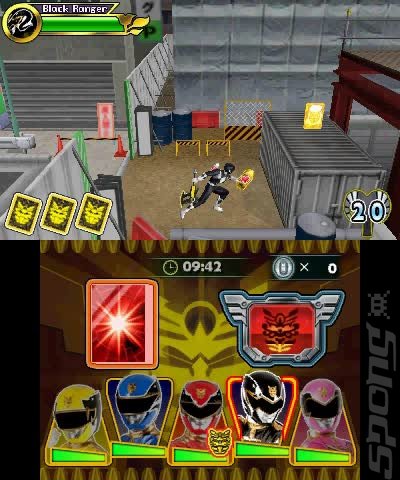 Power Rangers: Megaforce - 3DS/2DS Screen