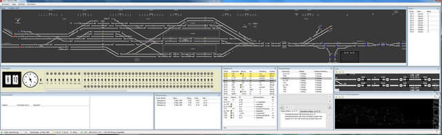 Rail Traffic Controller - PC Screen
