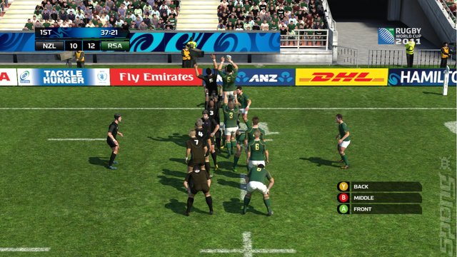 Rugby World Cup 2011 - Xbox 360 Screen