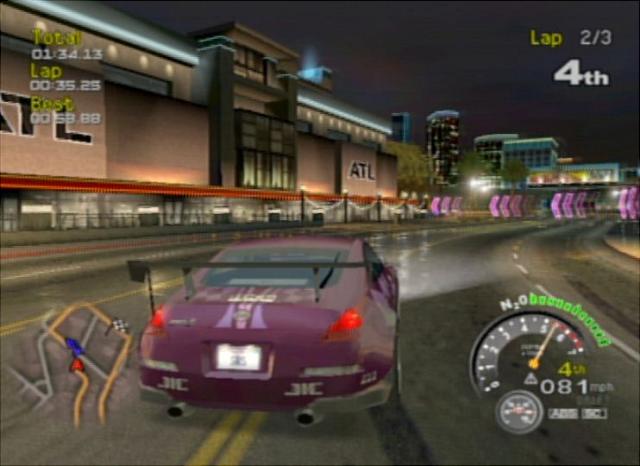 SRS: Street Racing Syndicate (GameCube) Screen
