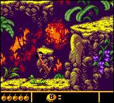 The Jungle Book: Mowgli�s Wild Adventure - Game Boy Color Screen