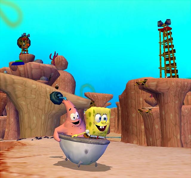 The SpongeBob Squarepants Movie - PS2 Screen