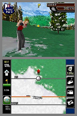 Nintendo Touch Golf Birdie Challenge - DS/DSi Screen