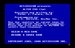 Alter Ego - C64 Screen