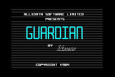 Guardian - C64 Screen