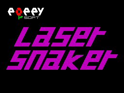 Laser Snaker - Spectrum 48K Screen