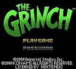 The Grinch - Game Boy Color Screen