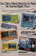 Super Castlevania 4 - SNES Advert