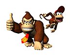 DK: King of Swing DS (working title) - DS/DSi Artwork