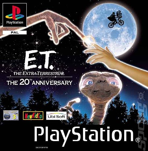 E.T. The Extra-Terrestrial - PlayStation Artwork