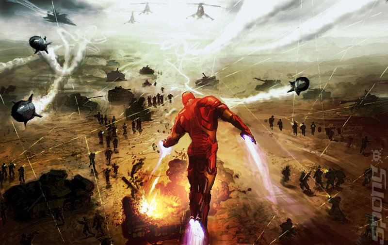 Iron Man: The Video Game - Xbox 360 Artwork