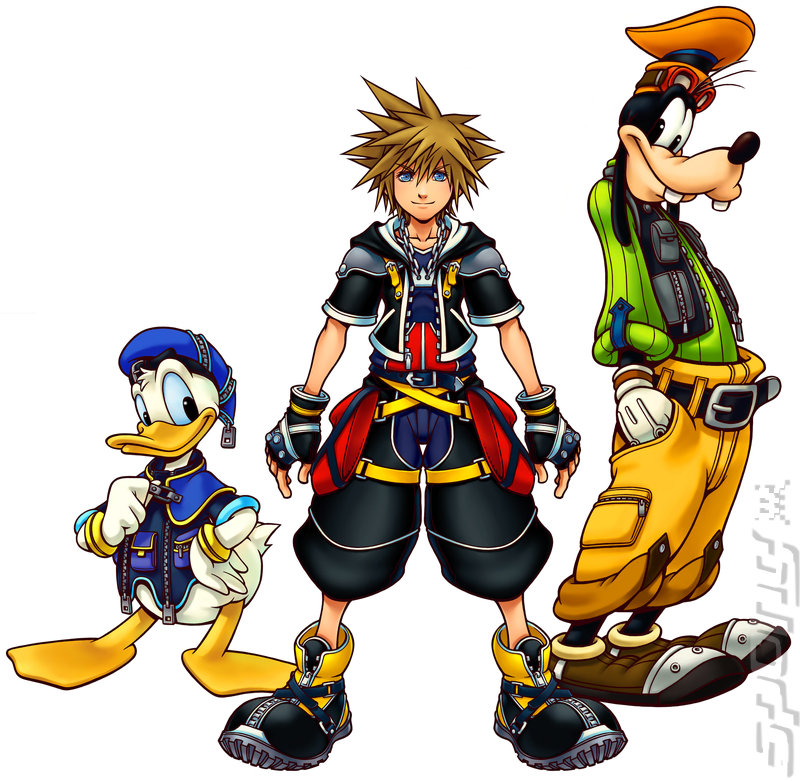 Kingdom Hearts II - PS2 Artwork