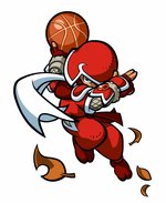 Mario Slam Basketball - DS/DSi Artwork