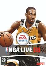 NBA Live 08 - PS2 Artwork