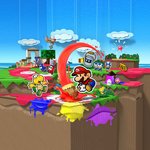 Paper Mario: Colour Splash - Wii U Artwork