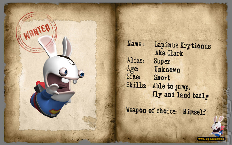 Rayman Raving Rabbids - PS3 Artwork