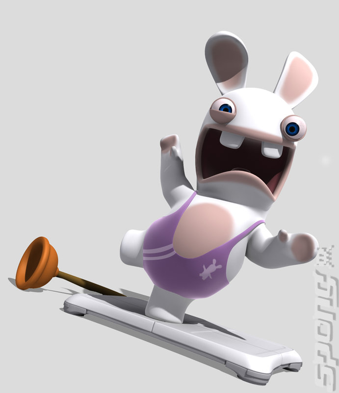 Rayman Raving Rabbids TV Party - DS/DSi Artwork