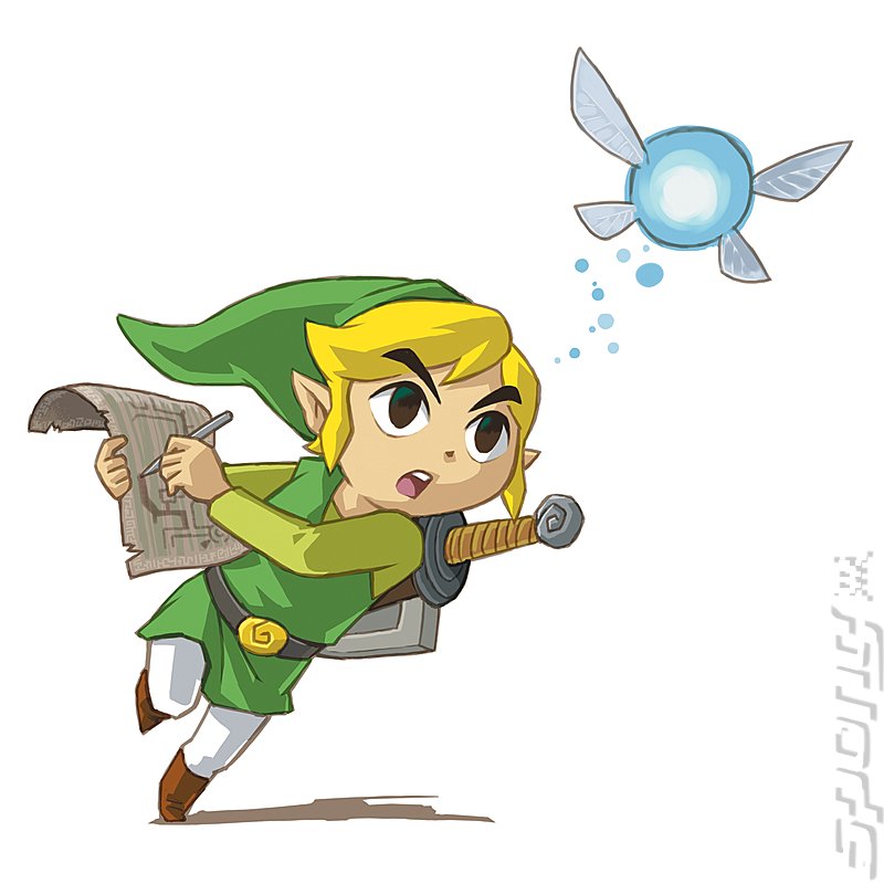The Legend of Zelda: Phantom Hourglass - DS/DSi Artwork