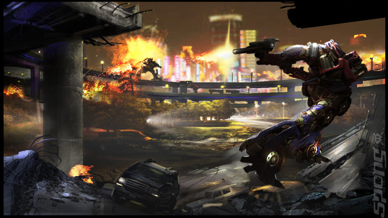 Transformers: Revenge of the Fallen  - Wii Artwork