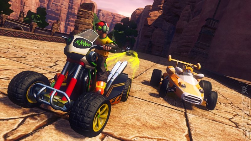 'OutRun With Weapons': Sumo on Sonic & SEGA All-Stars Racing Transformed Editorial image