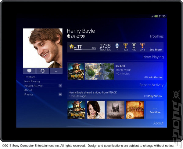 PS4 - The User Interface on Show  News image