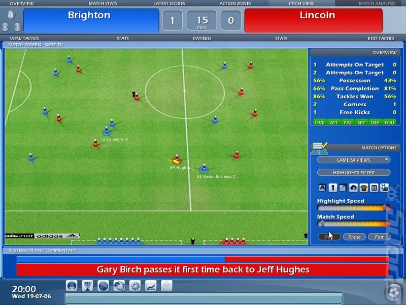 Eidos Unveils New Look Championship Manager News image