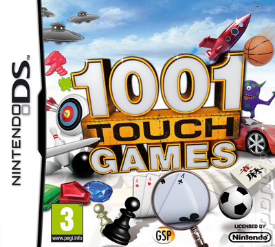 1001 Touch Games - DS/DSi Cover & Box Art