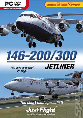 146-200/300 Jetliner - PC Cover & Box Art