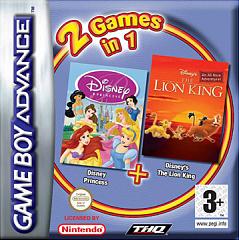 2 Games in 1: Disney Princess + The Lion King (GBA)