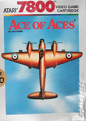 Ace of Aces - Atari 7800 Cover & Box Art