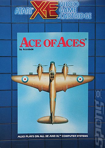Ace of Aces - Atari 400/800/XL/XE Cover & Box Art