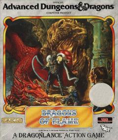 Advanced Dungeons and Dragons: Dragons of Flame - C64 Cover & Box Art