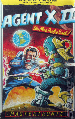 Agent X II: The Mad Prof's Back - Spectrum 48K Cover & Box Art