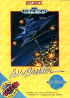 Air Buster - Sega Megadrive Cover & Box Art