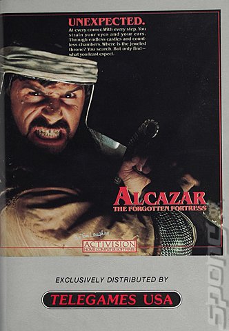 Alcazar: The Forgotten Fortress - Colecovision Cover & Box Art