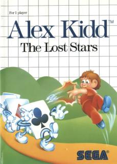 Alex Kidd: The Lost Stars - Sega Master System Cover & Box Art