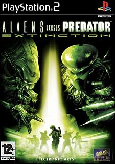 Aliens Versus Predator: Extinction - PS2 Cover & Box Art