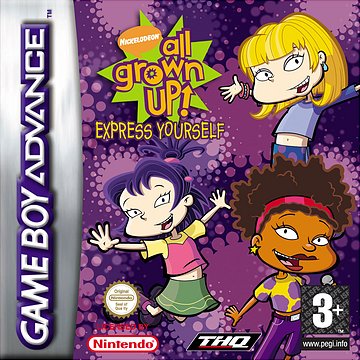 All Grown Up: Express Yourself - GBA Cover & Box Art