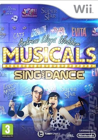 Andrew Lloyd Webber Musicals: Sing & Dance - Wii Cover & Box Art