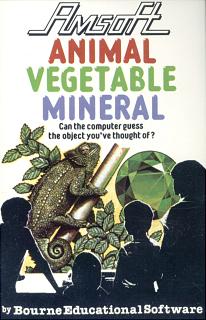 Animal Vegetable Mineral - Amstrad CPC Cover & Box Art