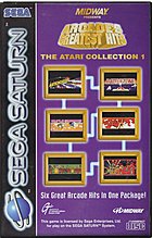 Arcade's Greatest Hits: The Atari Collection 1 - Saturn Cover & Box Art